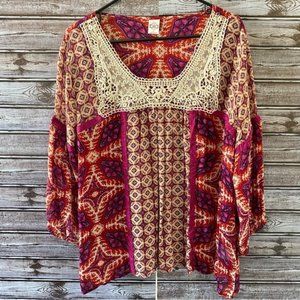 Bila Semi-Sheer Blouse Size‎ L